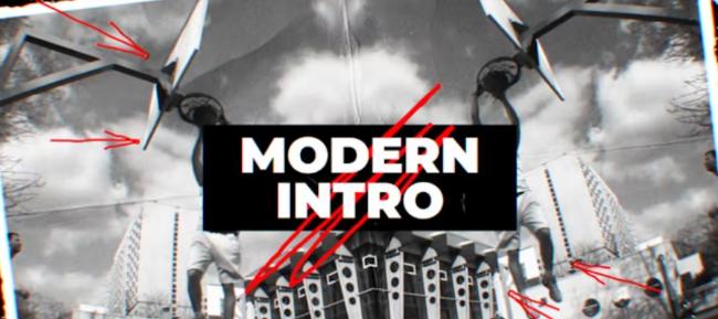 Action-packed modern intro with dynamic text animations and tutorial videos