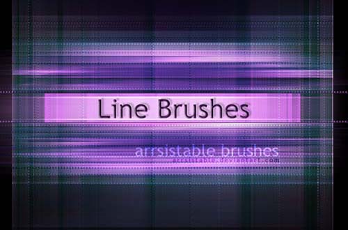 photoshop lines brushes