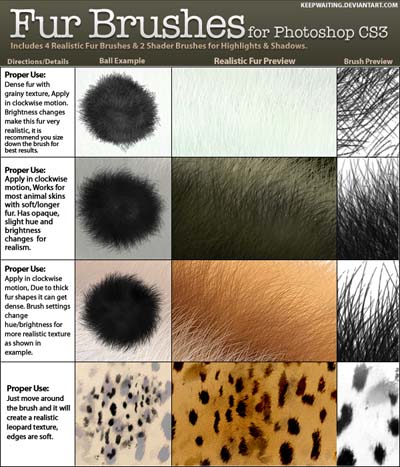 fur brush photoshop
