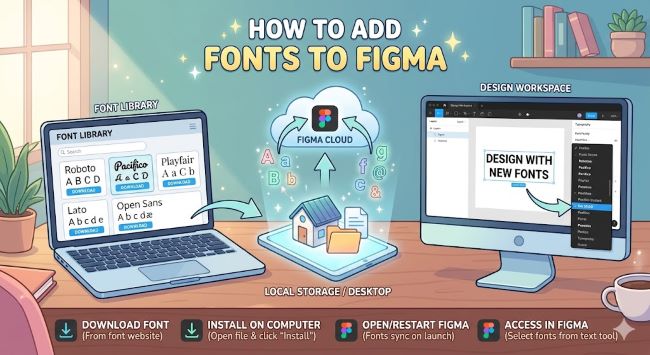 How to Add Fonts to Figma