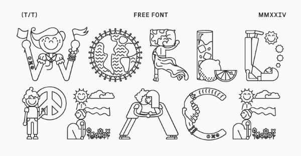 World Peace Font